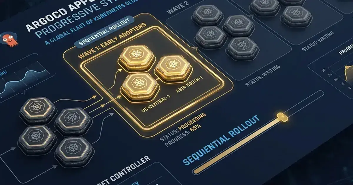 ArgoCD ApplicationSet Progressive Syncs: Controlled Multi-Cluster Rollouts