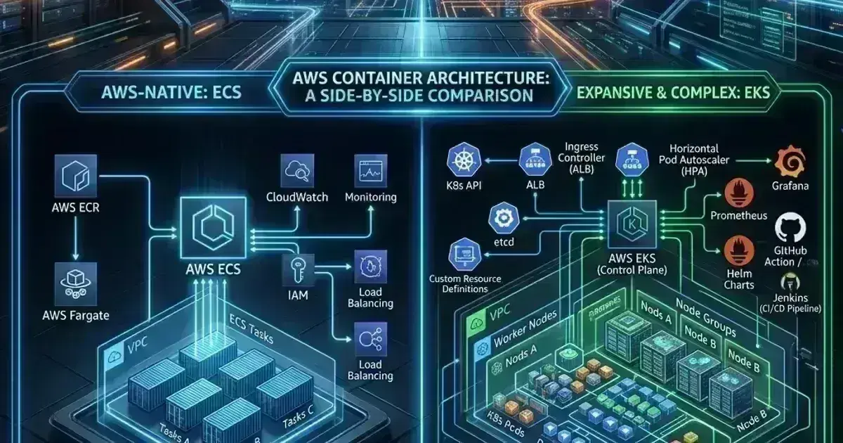 AWS ECS vs EKS: Choosing the Right Container Orchestrator on AWS
