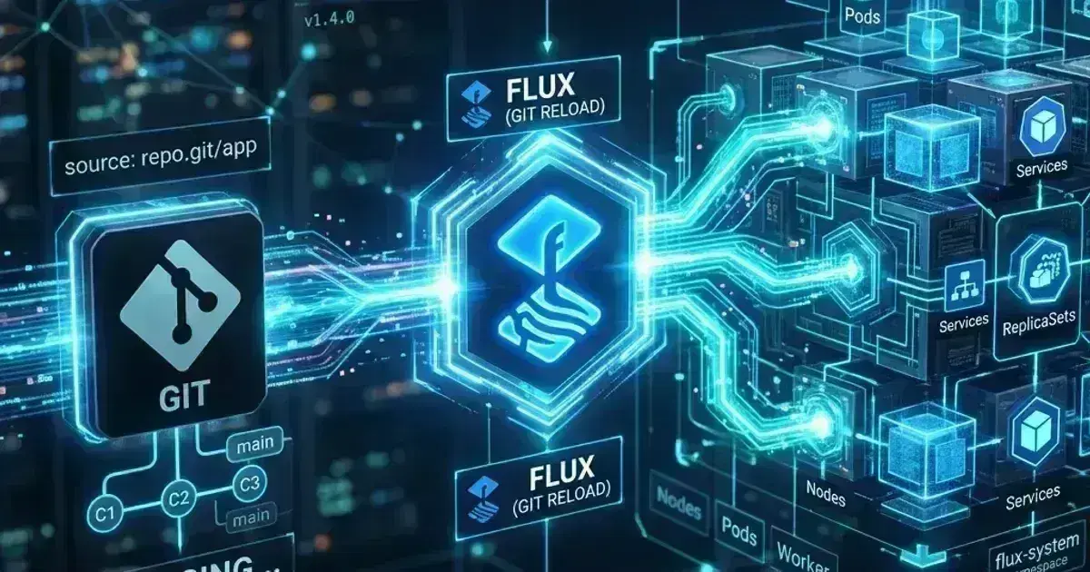 Flux CD: GitOps for Kubernetes with Source Controller and Kustomize