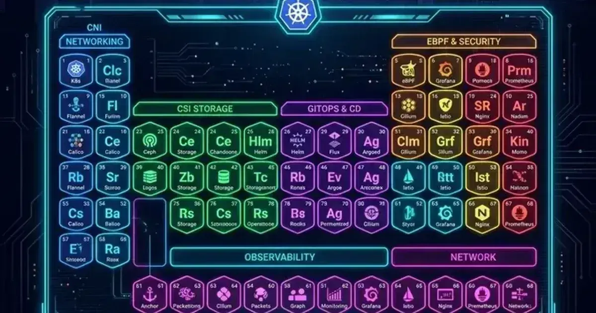 The Kubernetes Periodic Table: Every Essential Tool Category Explained