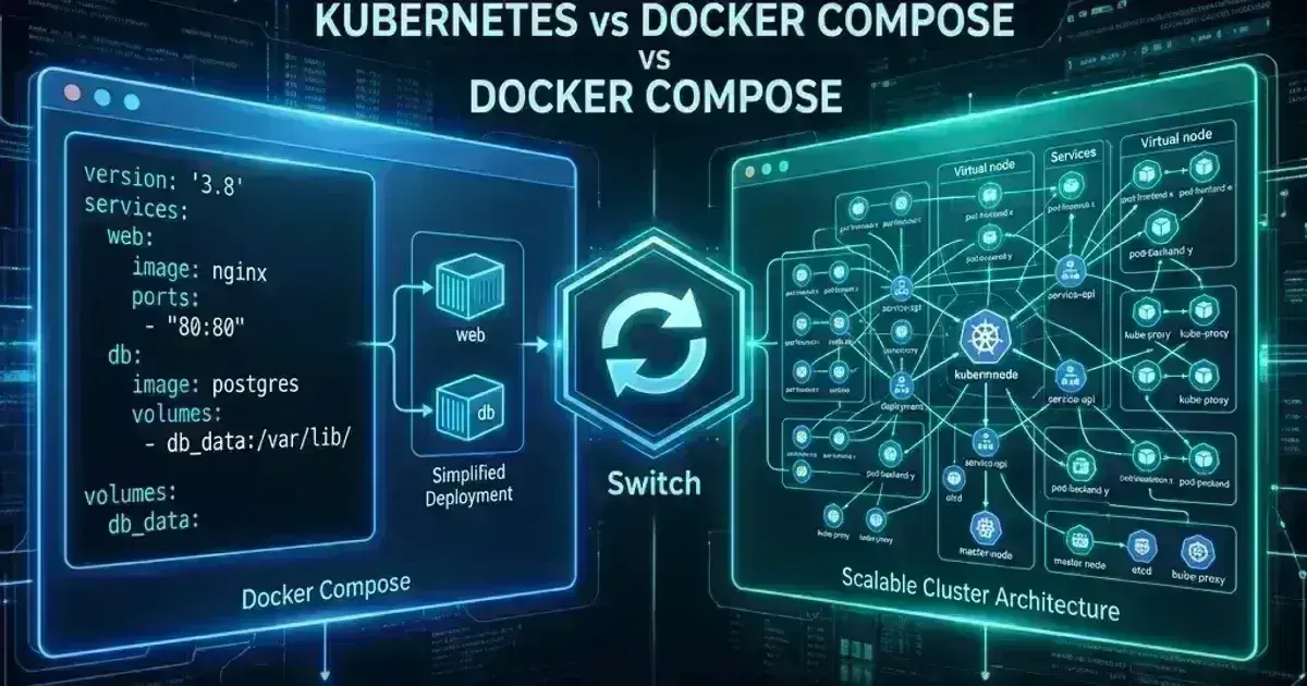 Kubernetes vs Docker Compose: When to Use Which (and When to Stop Using One)
