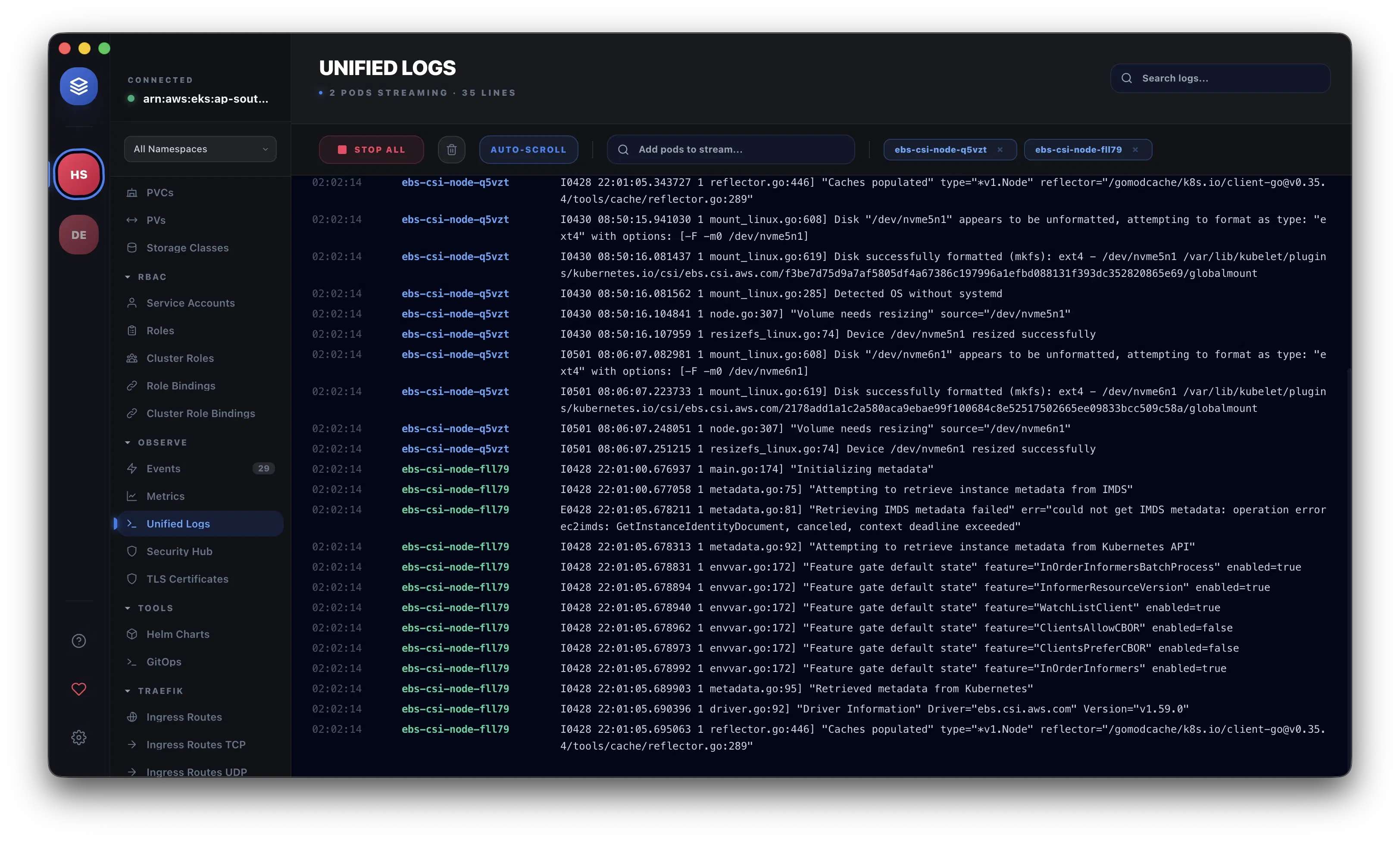 Podscape v2.7.0: Unified Logs 2.0 & The Dynamic CRD Browser